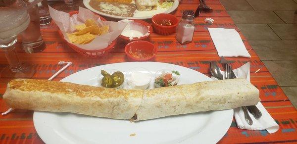 20" Monster Burrito