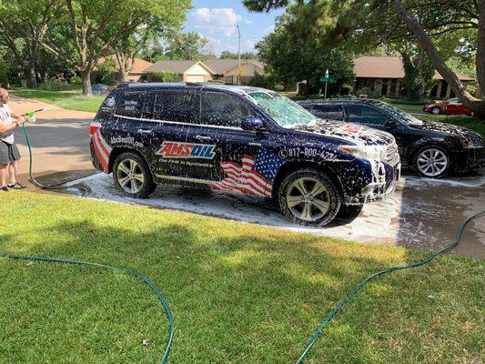 My AMSOIL Wagon I use to deliver AMSOIL  To my Napa Stores and customers