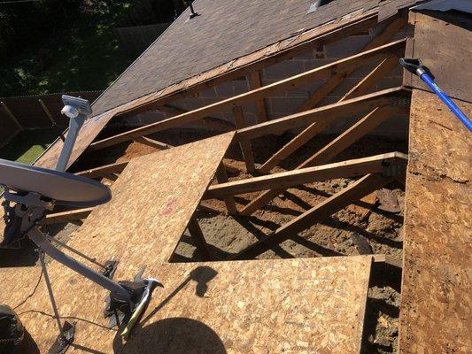 Roof decking replacement