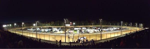 Hagerstown speedway at night