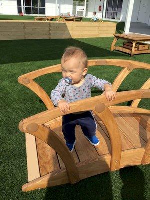 Toddlers Explore the Playground