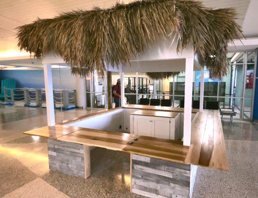 Tiki Hut we built for the Corpus Christi International Airport