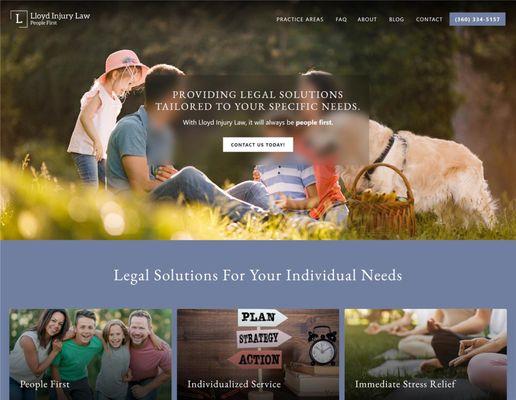 LloydInjuryLaw.com is a complete overhaul of the previous site. Completely redesigned, restructured and redeveloped by Efinitytech!