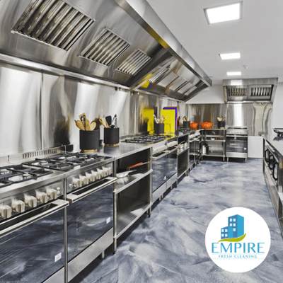 Deep Cleaning Service for Industrial Kitchens. 

Call us to get a FREE estimate.