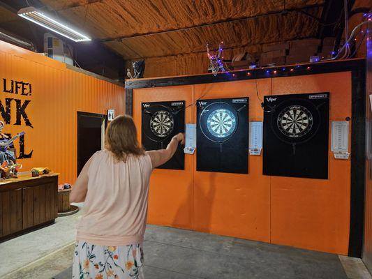 Dart boards at frankenboltzzzz