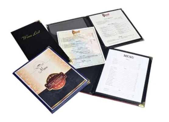 Whether you want black and white or full color, create a menu that showcases your cuisine and enhances your customers' dining experience.