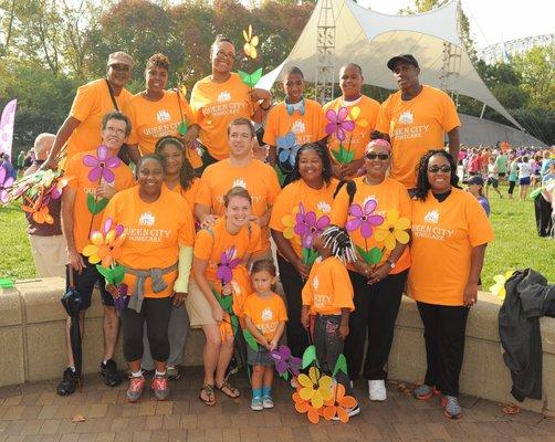 QCHC team at the Walk to End Alzheimers