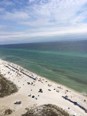 Emerald Coast from the balcony.