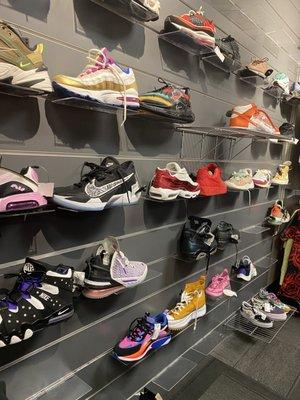 Brand shoes display wall