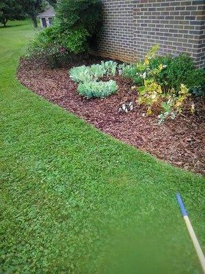 New Mulch and edged