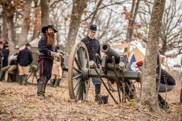 Our civil war reenactment is the best in Texas!