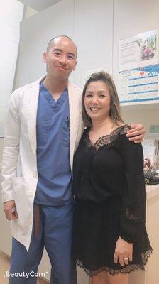 My mom and Dr. Nguyen