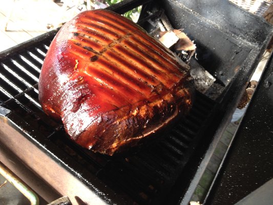 hickory smoked ham 25 pounds