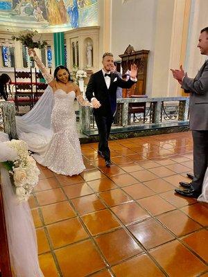 Recessional at the church