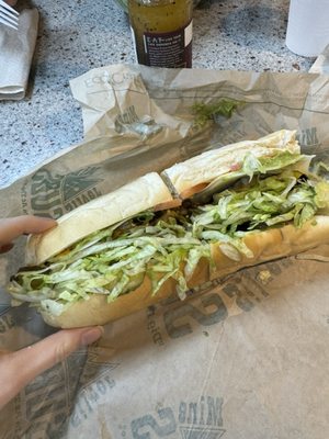 Pikes Peak (Veggie Sub)