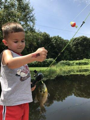 You're never too young to start fishing!