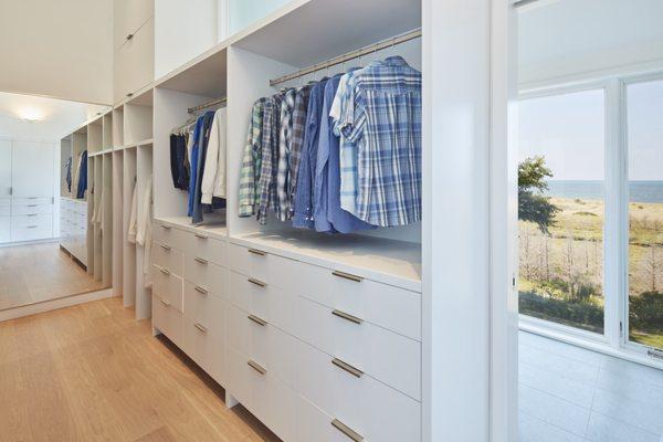 Contemporary Cape - Master Closet