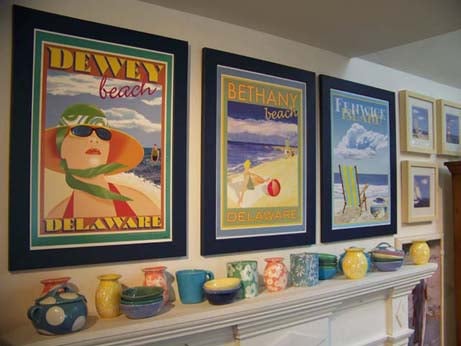 Beach Town Posters