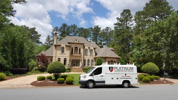 Thank you Country Club of South.They trust Platinum Overhead Door for all their garage door needs. Country Club of South goes Platinum!