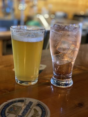 Beer and a seltzer!