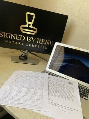 Signed By Rene Notary Services