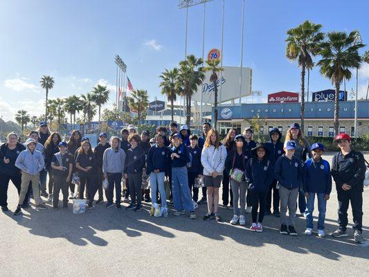 Field day at Dodger Stadium