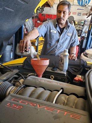 Oil Change at Active Auto Repair