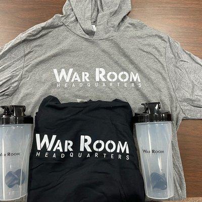 War Room Headquarters. Screen print and promotional shakers