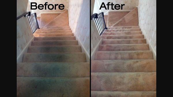 Before and after - Stairs