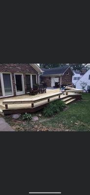 Small Deck Repair Job we did