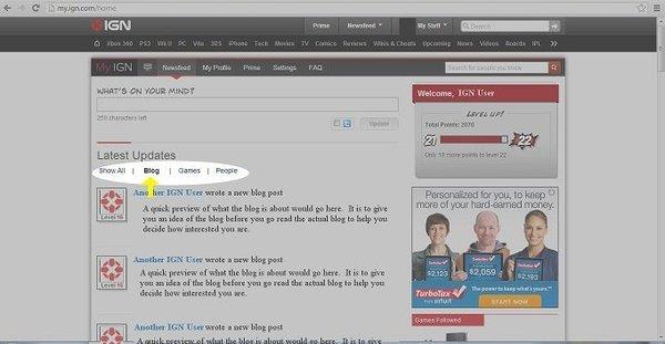Back when IGN had user blogs.