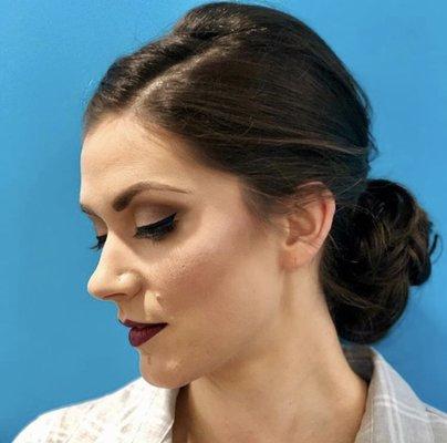 Sophisticated updo