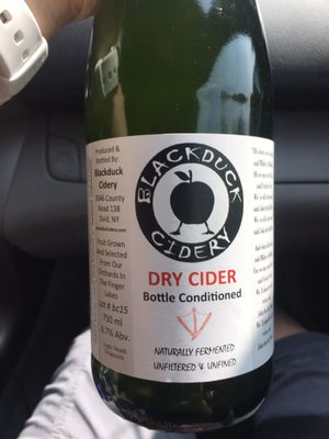 Great dry cider...