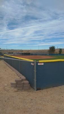 Baseball fields are nice