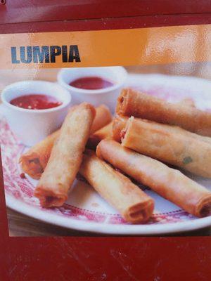 Lumpia homemade! Crispy fried wrapped seasoned pork.