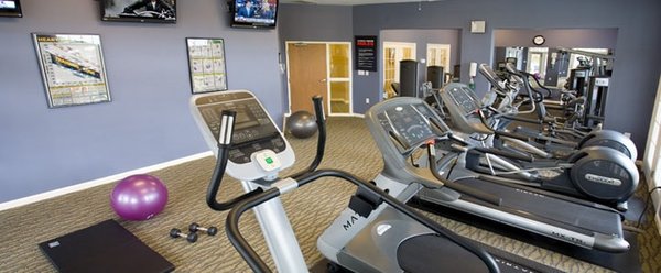 Lakeside's Fitness Center, with well maintained, state-of-the-art fitness equipment.