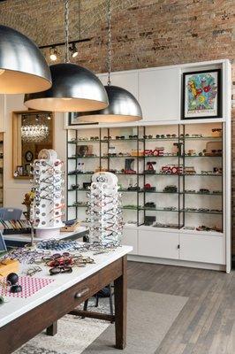 InVision North Loop carries hundreds of styles of designer frames from the world's top independent eyewear designers.