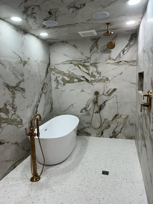 recent bathroom remodel