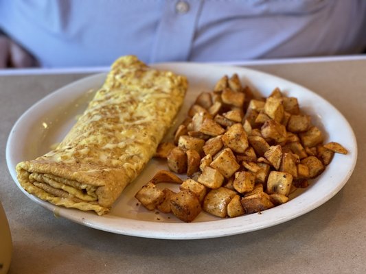 Crab Omelette.