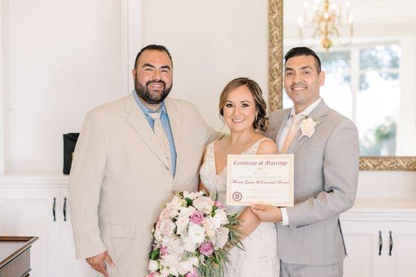 Jack with Almazan Newlyweds