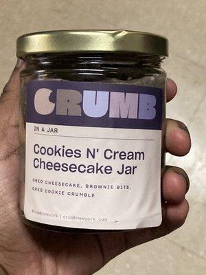 Cookies N Cream Cheesecake Jar