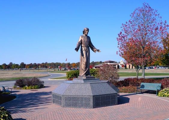 Welcoming Christ Garden Columbarium  at Front Entrance.