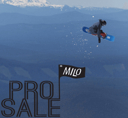 Milo Pro Sale this Saturday, September 2nd  @  9am