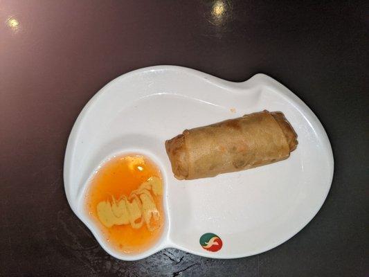 Spring roll, included in lunch