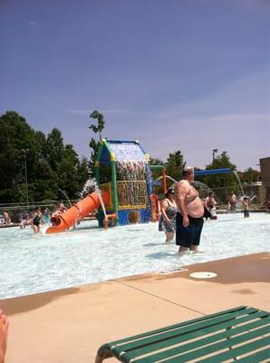 Very family friendly. The outdoor pool is never intimidating for anyone or any size ;)