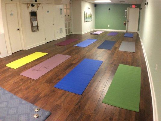 HYBRID class (In-person/zoom)
 We offer gentle, breath based yoga geared to beginners and those looking for stress reduction and calm