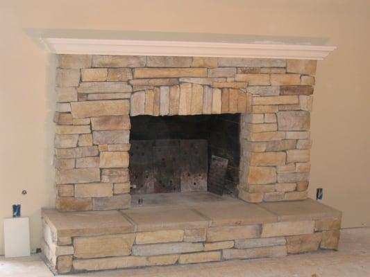 Eldordo Stone Fireplace