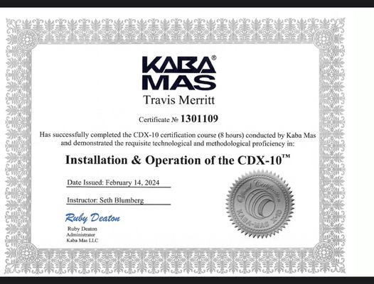 Cdx-10 certified