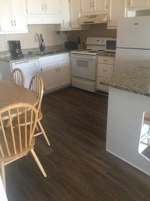 Kitchen area in Building E