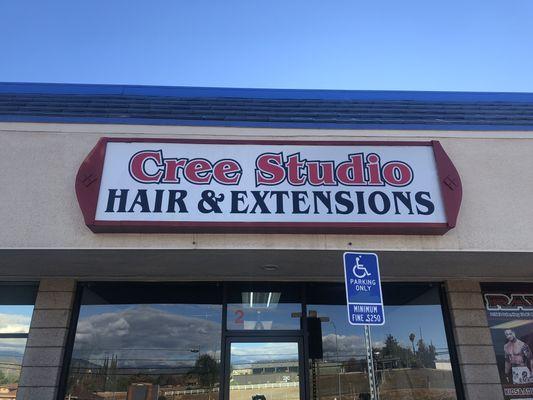 This is the salon! Right off the 10fwy